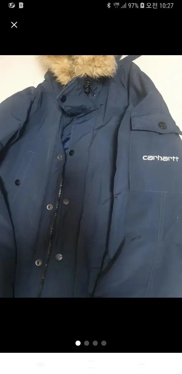 정품 carhartt 칼하트 파카점퍼 90사이즈(XS)