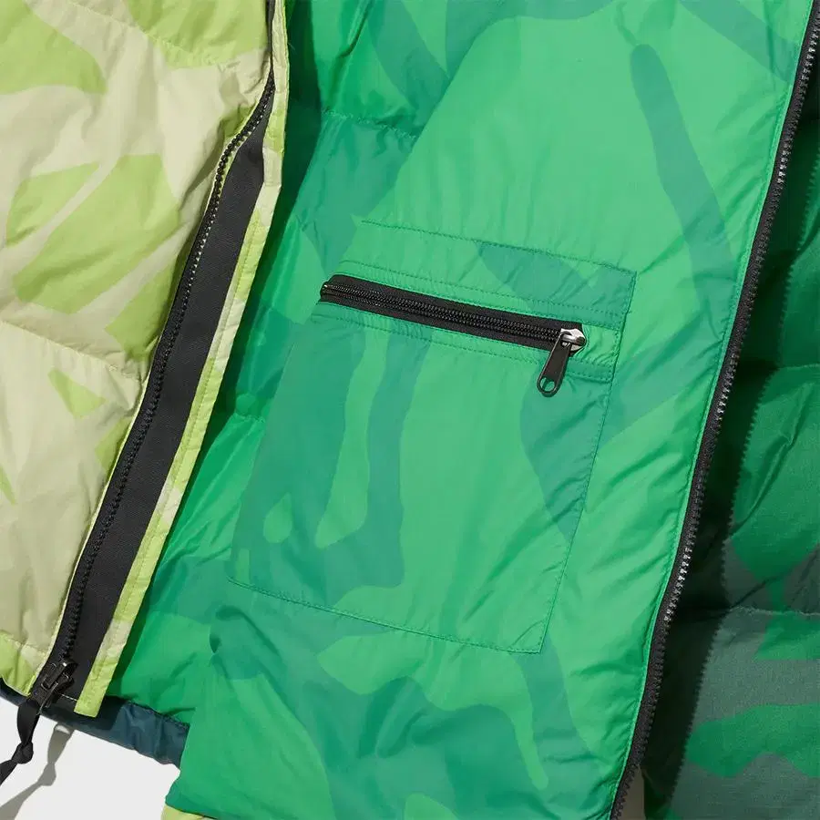 THE NORTH FACE x KAWS GREEN DOWN 패딩