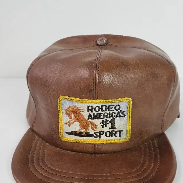 1970s RODEO america #1 sports 레더 캡