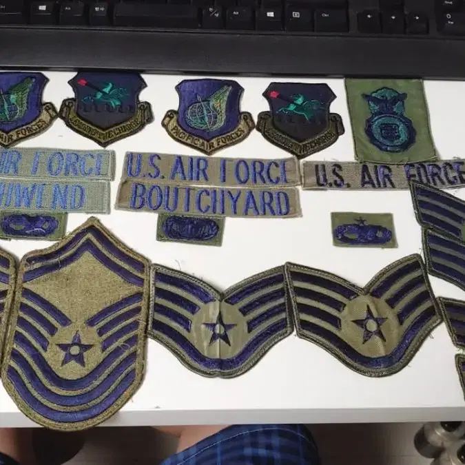 미공군 US AIR FORCE 패치 대량