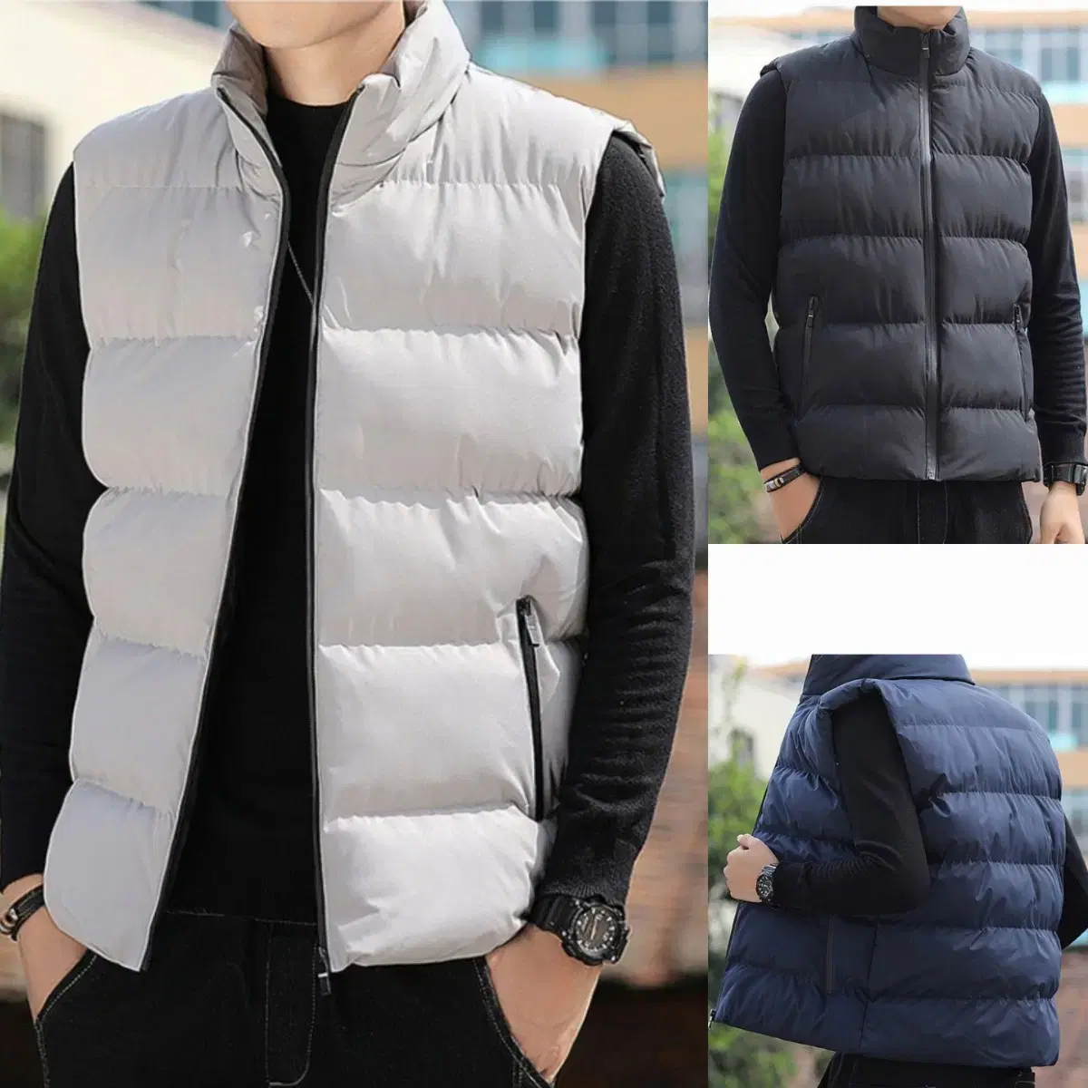 MenPadded VestIndoor Office VestLightweight Padded Vest