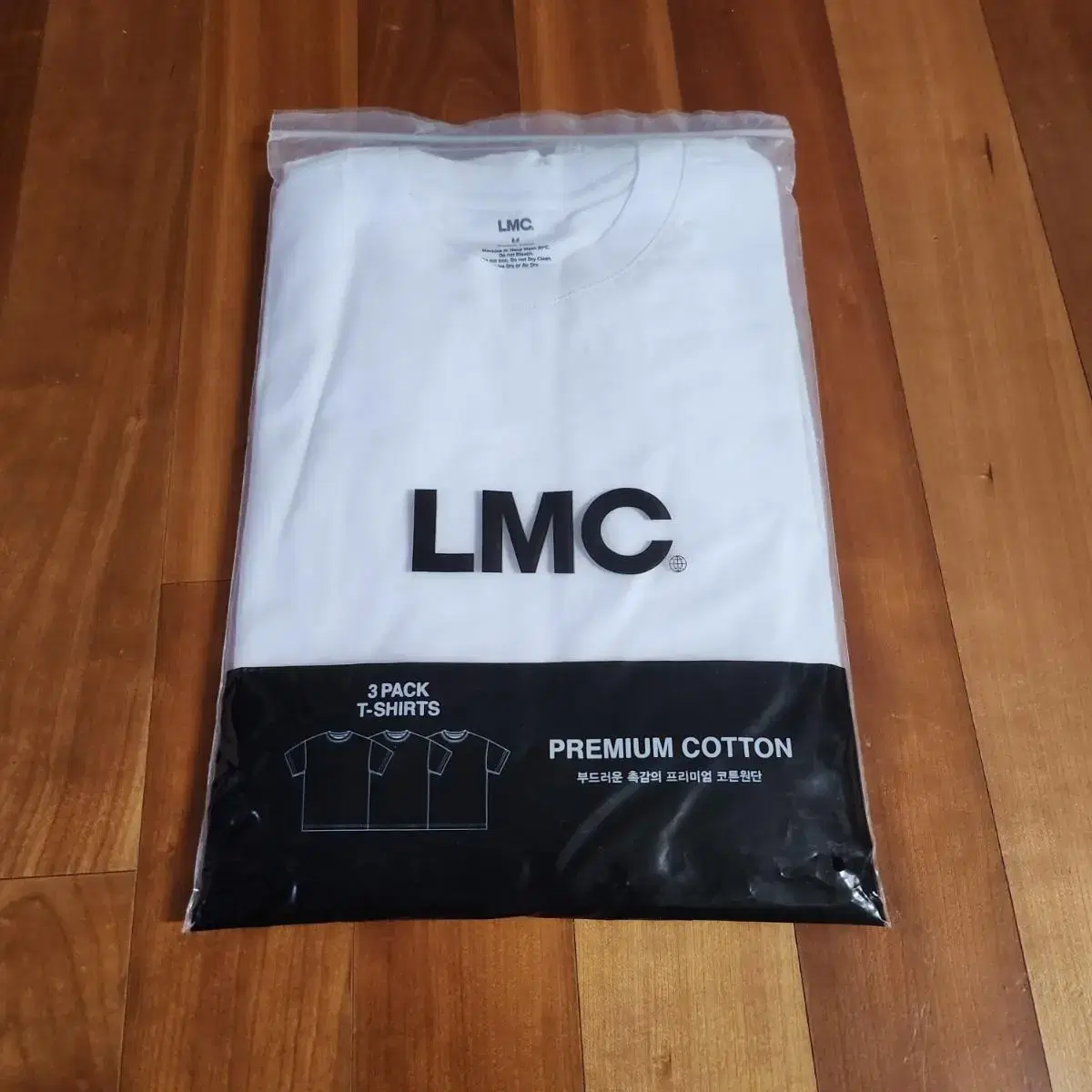 LMC 엘엠씨 무지 티셔츠 3장 3pack globe tee 새상품