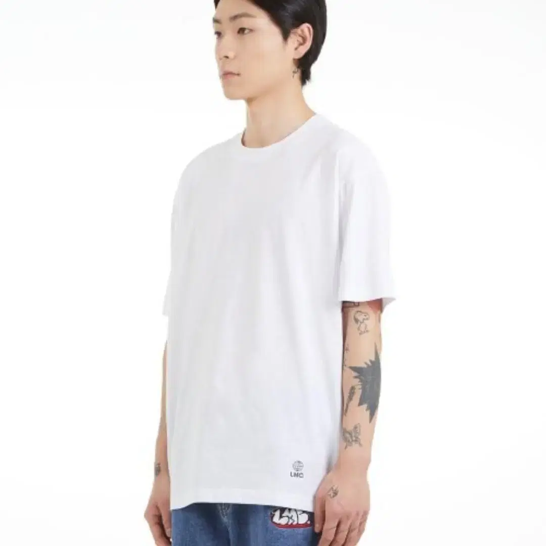 LMC 엘엠씨 무지 티셔츠 3장 3pack globe tee 새상품