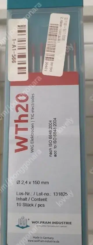 Wolfram Tungsten Rod Red Thorium Type Welding Rod