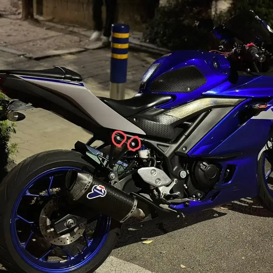 야마하 yzf-r3 텐덤 주문제작 볼트