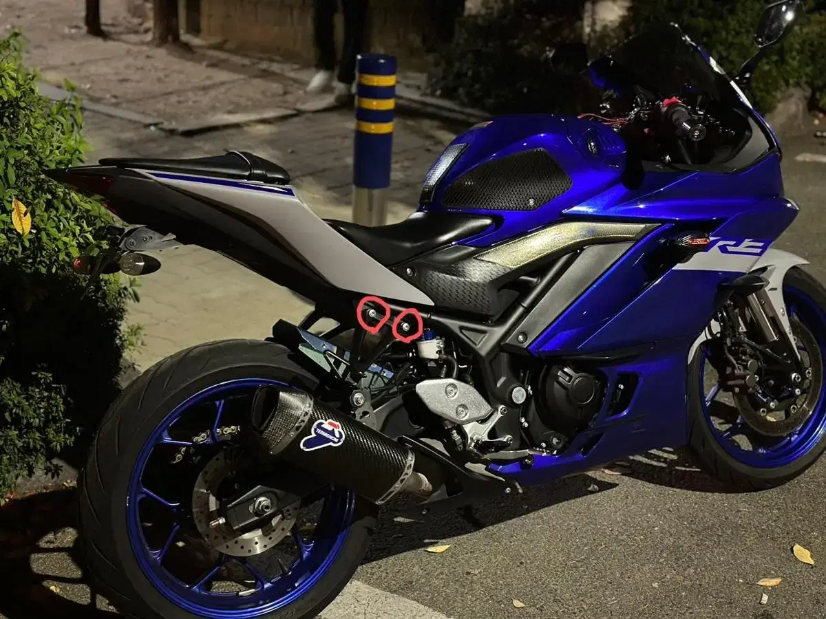 야마하 yzf-r3 텐덤 주문제작 볼트