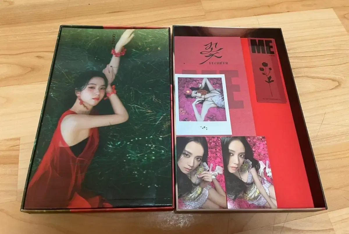 jisoo solo album ME Red simple unsealed (full set) wts