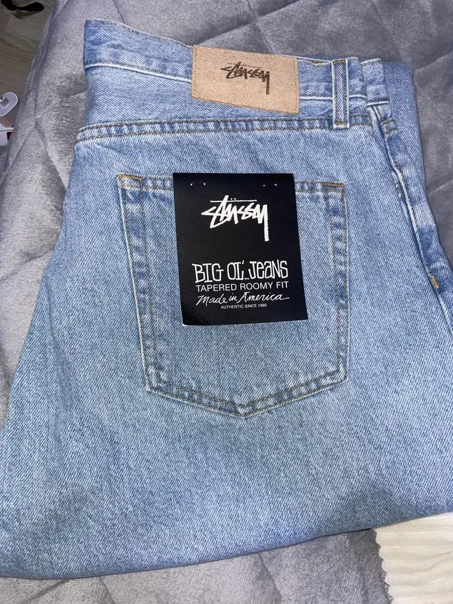 Stussy Big All-Jin Light bloo Tapered