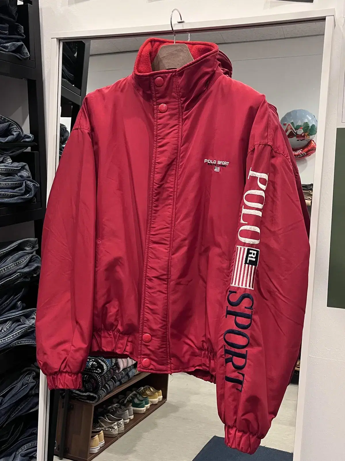 90s Polo ralph lauren 폴로 랄프로렌 스포츠 후리스 자켓