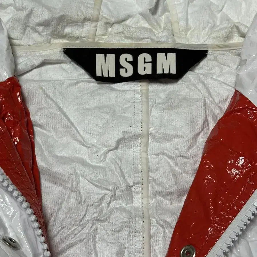 msgm 유광 점퍼 F