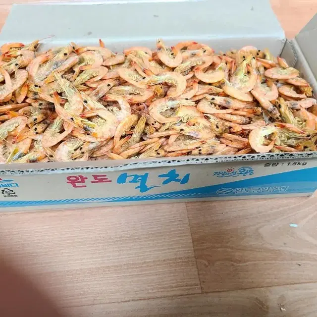 오늘 들여온 완도산 통통 건새우 대하새우 참새우 (500g/1.5kg)