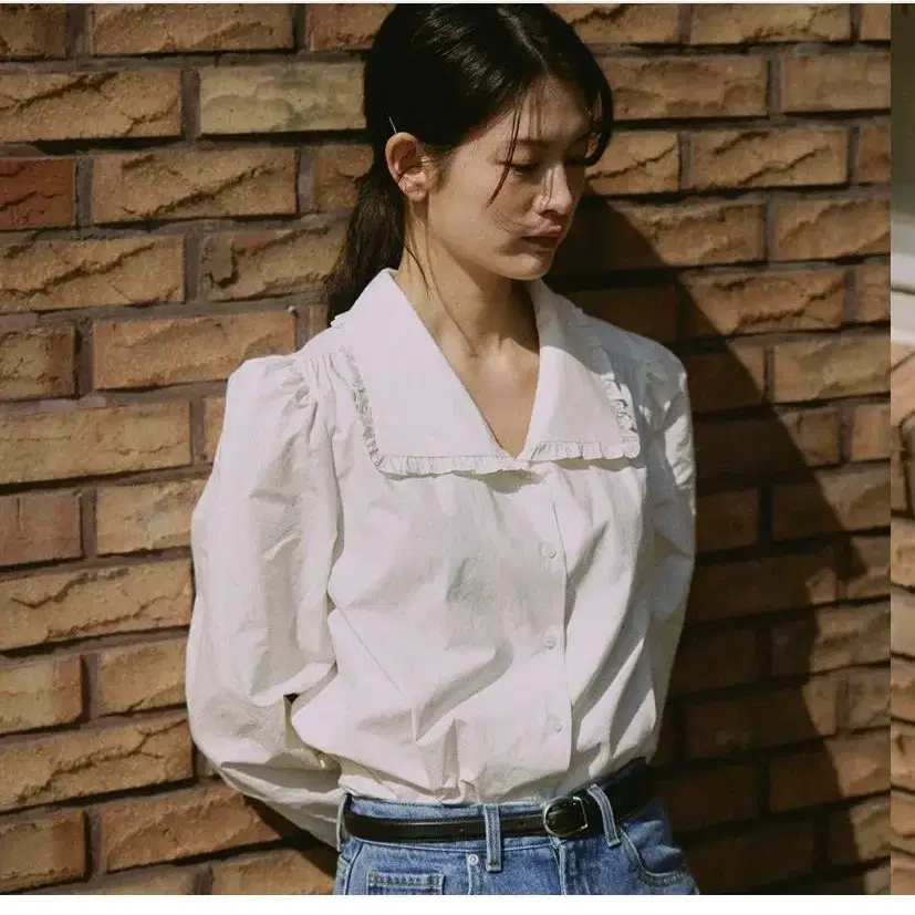 르아보네 카라 블라우스 BIG COLLAR BLOUSE