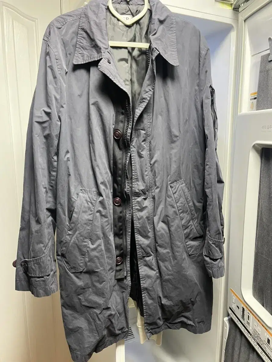 100) CP Company Ren Nylon Coat Gray