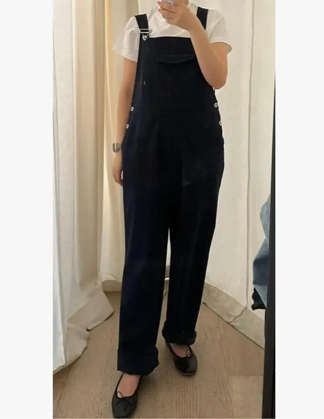 낫띵리튼 오버롤 Toffe Cotton Overall - Navy