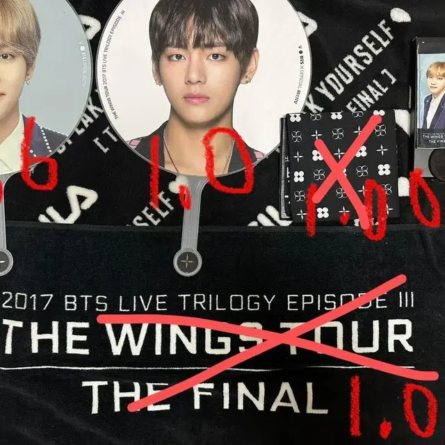 윙즈투어 윙파콘 wings tour final 굿즈 merch md