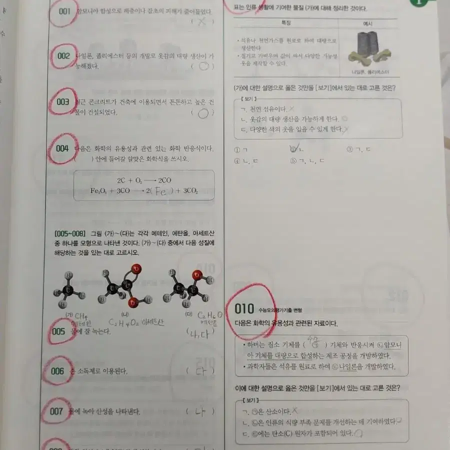 화학1 1등급 만들기 문제집 (거의 새제품) (예비고2 추천)