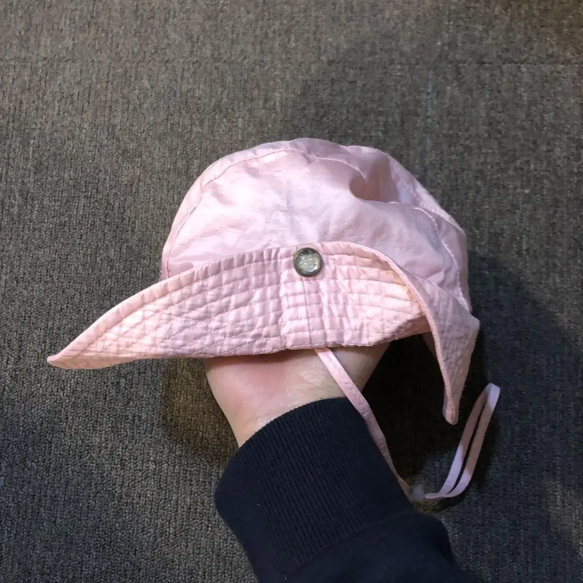 Vintage French Cat pink bucket hat