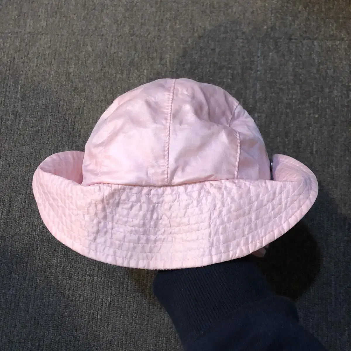 Vintage French Cat pink bucket hat