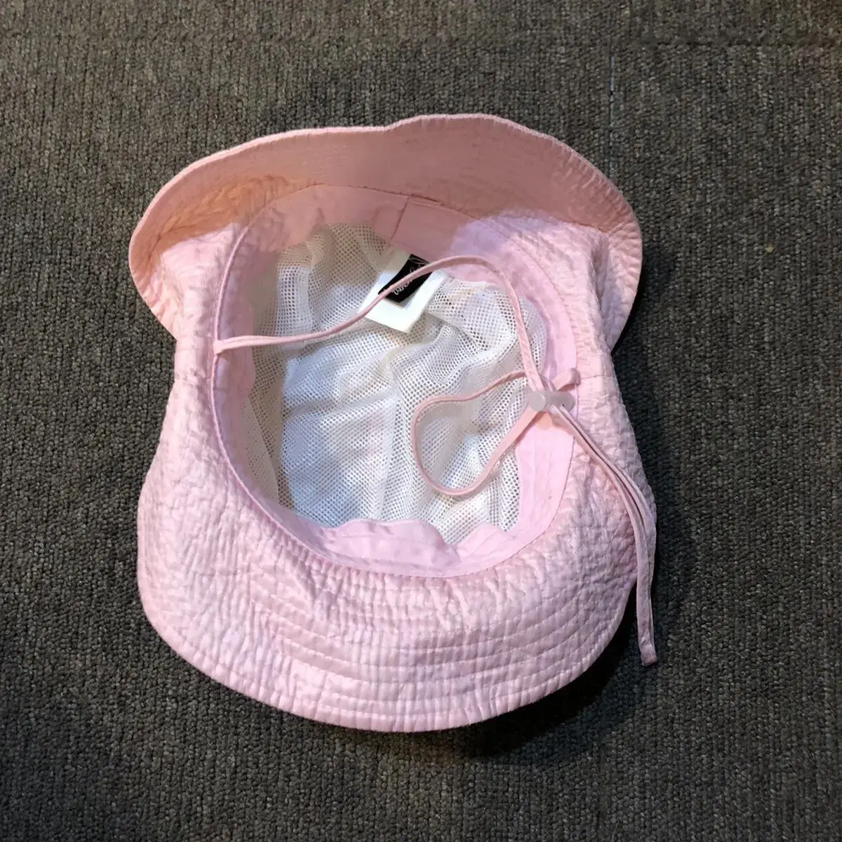 Vintage French Cat pink bucket hat