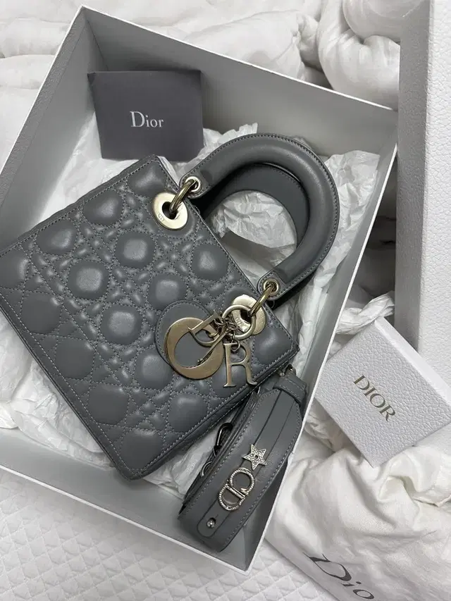 디올 Dior my abc레이디백 스몰  그레이