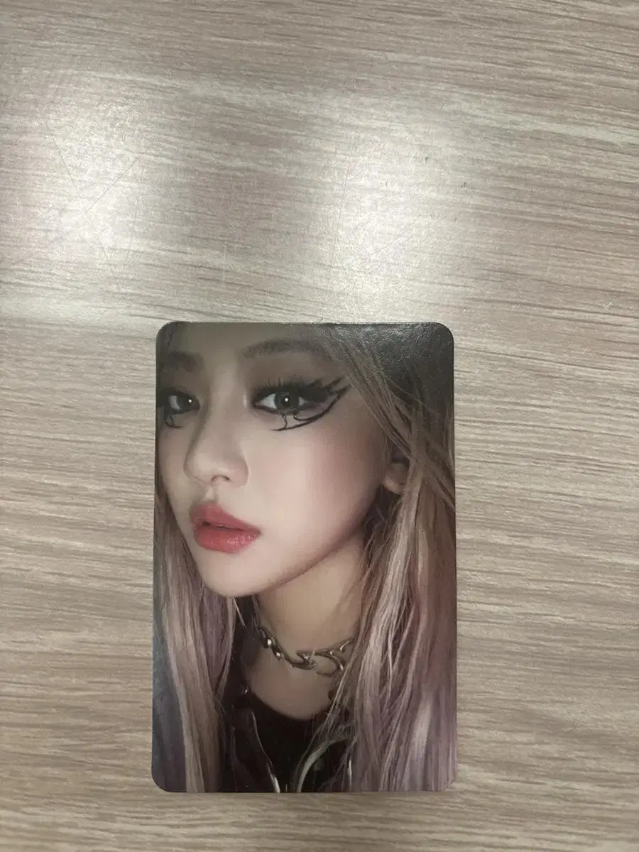 ningning aespa sign photocard