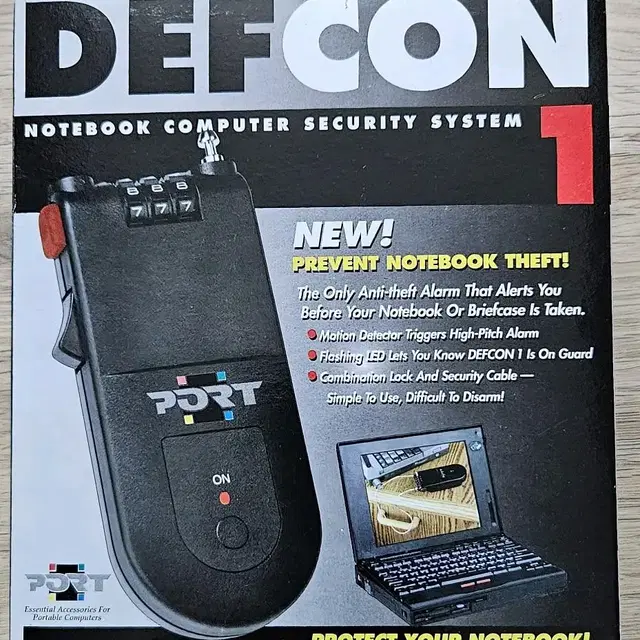 (무료배송)defcon1 노트북 도난방지 잠금장치 켄싱턴락