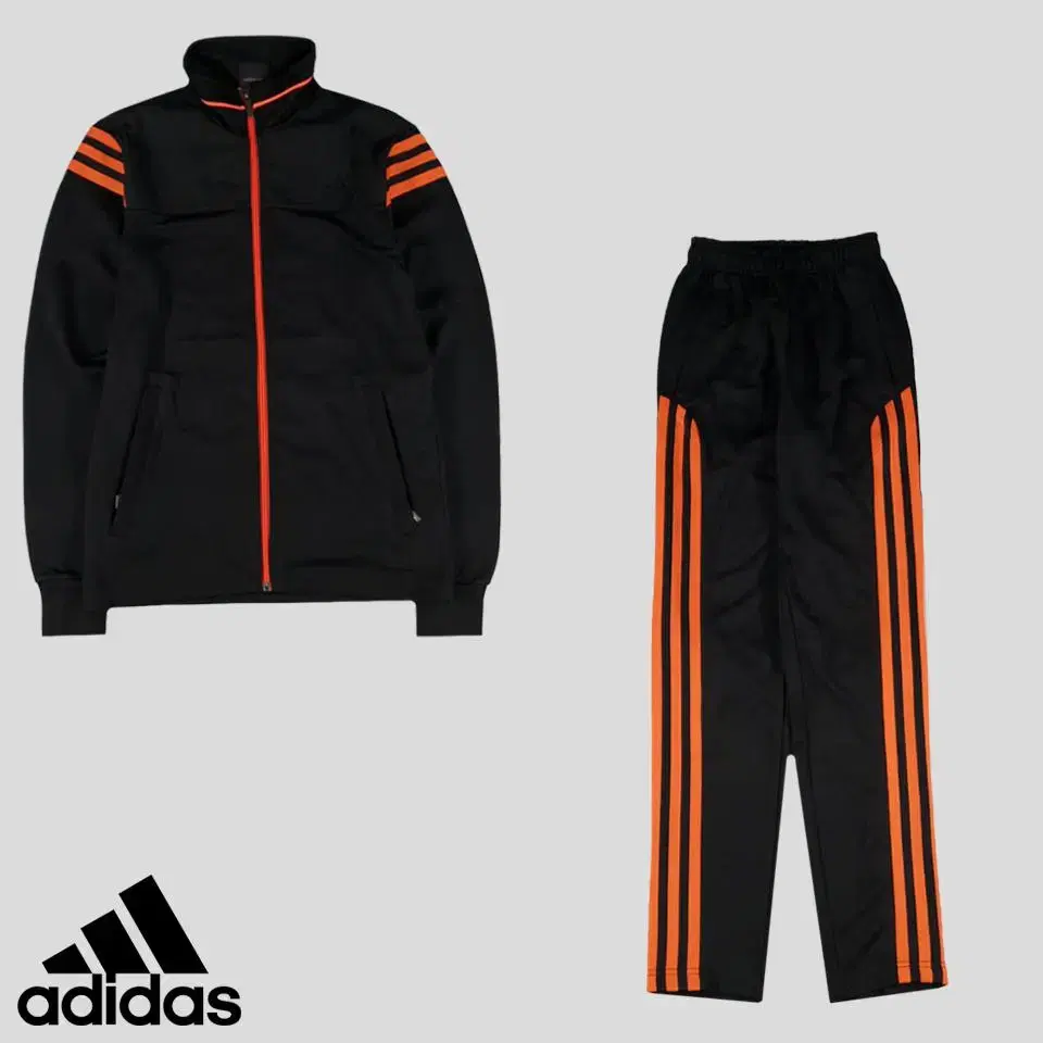 Adidas Black Orange Tricot Sideline Tonal Tricot Logo Track Top Zip Jersey Vans