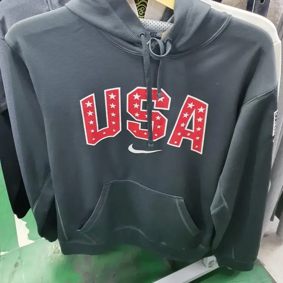 나이키 미국 국대 써멀핏 후디 성조기 USA NIKE M 빈티지 올림픽