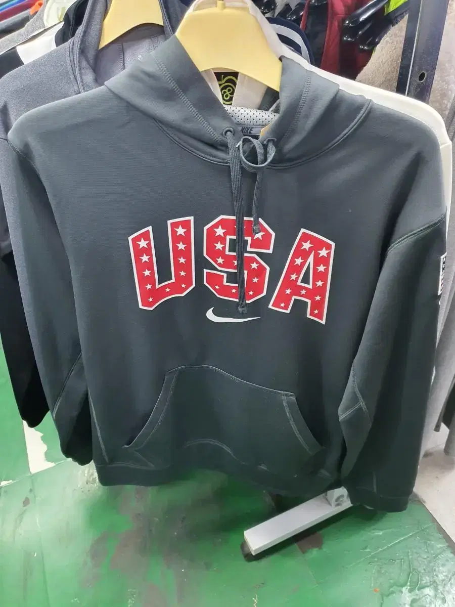 나이키 미국 국대 써멀핏 후디 성조기 USA NIKE M 빈티지 올림픽