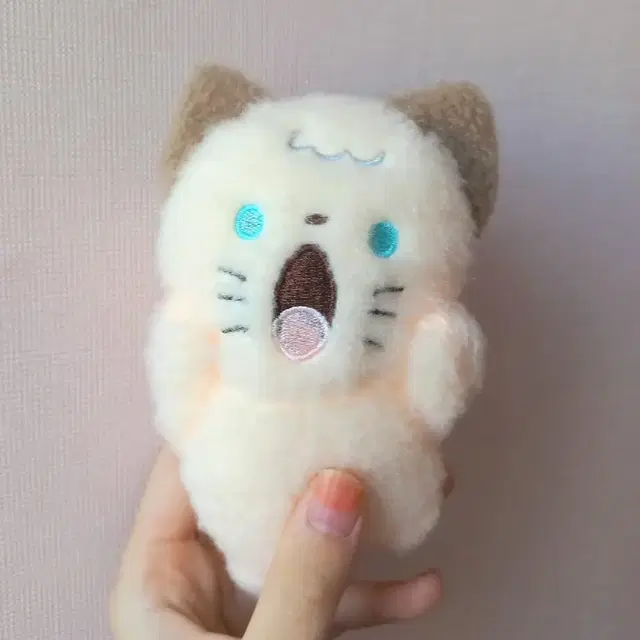 응원 인형 힘내요 고양이 키링