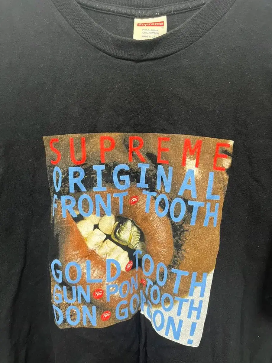 シュプリーム 15SS Gold Tooth Tee ゴールドトゥース Tシャツ 