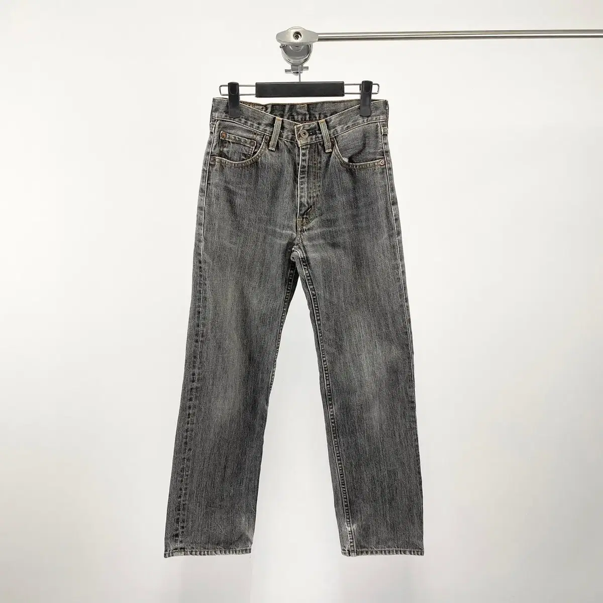 빈티지 Levi's 502 블랙 그레이 데님팬츠