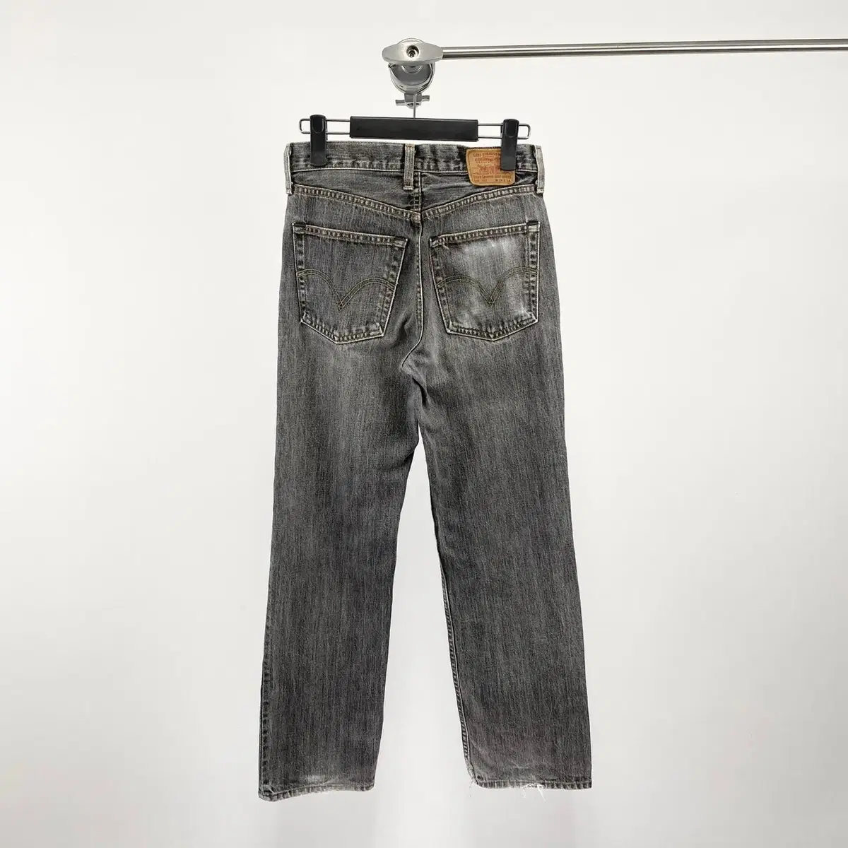 빈티지 Levi's 502 블랙 그레이 데님팬츠