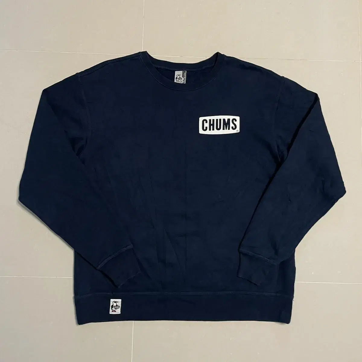 Genuine Chums CHUMS Navy Man-to-Man Sweatshirt