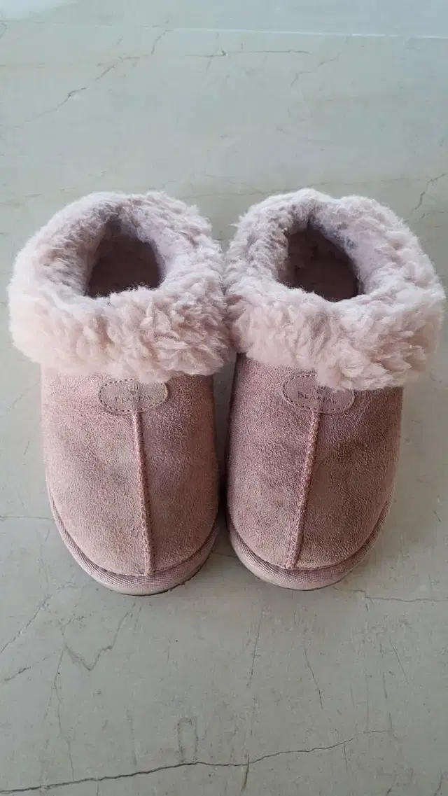 Bearpaw 여아 털 슈즈