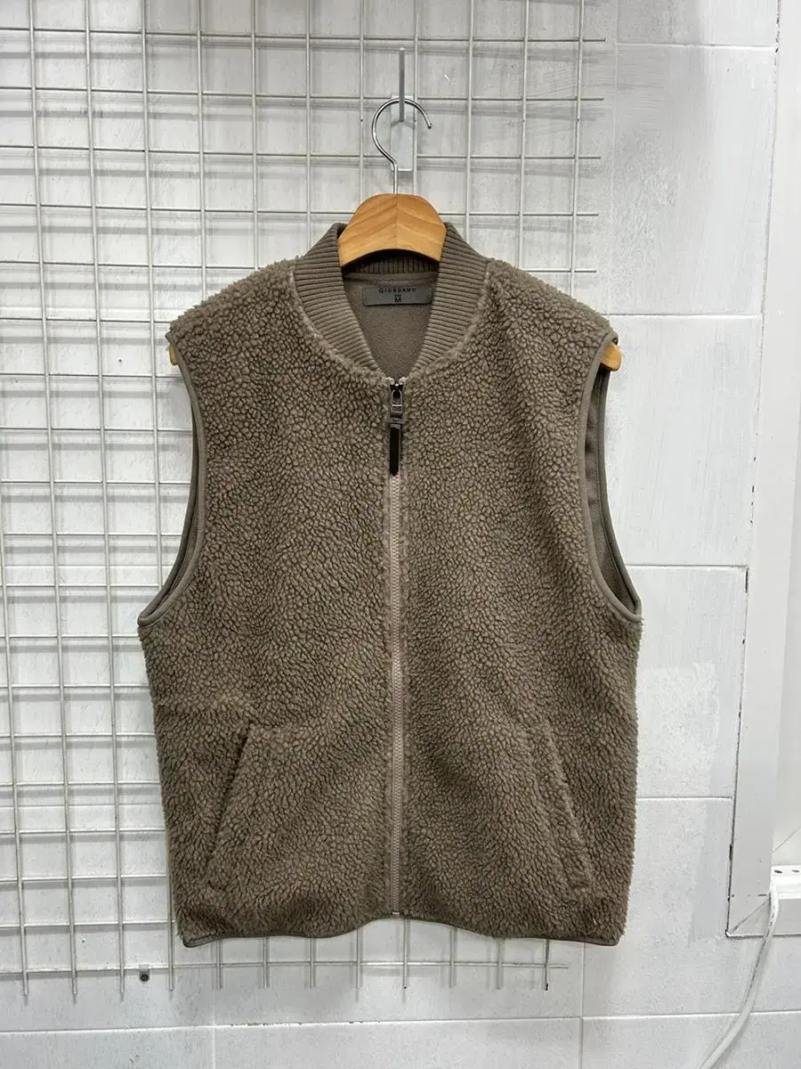 [Giordano] Men's Fleece Zip-up Vest M 95