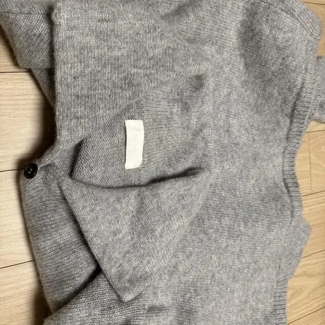 하베크 가디건  HAVEC Alpaca Wool Collar Knit C