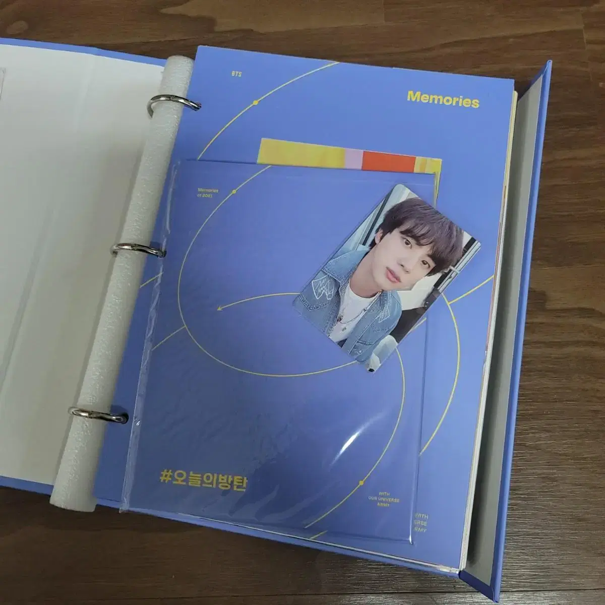 bangtan memories memories 2021 dvd jin photocard