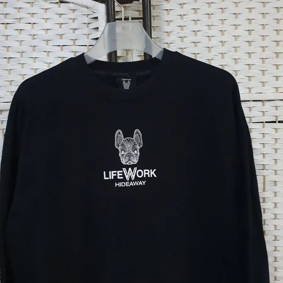 (0455) Life work 라이프워크 오버핏 긴팔 티셔츠 M