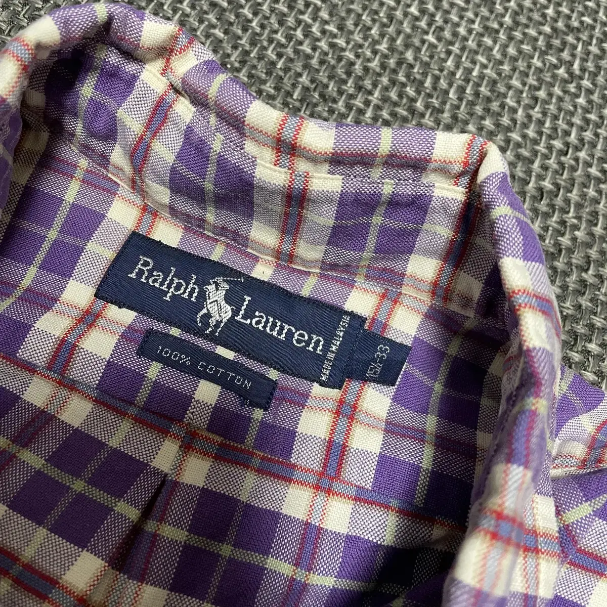 [Polo Ralph lauren] 폴로 랄프로렌 퍼플체크 옥스포드 셔츠