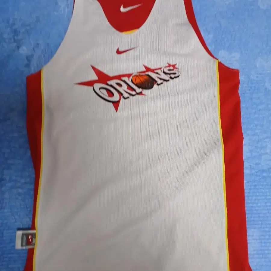 (2XL)KBL 오리온스 나이키 선수용 농구 양면유니폼져지 및 쇼츠