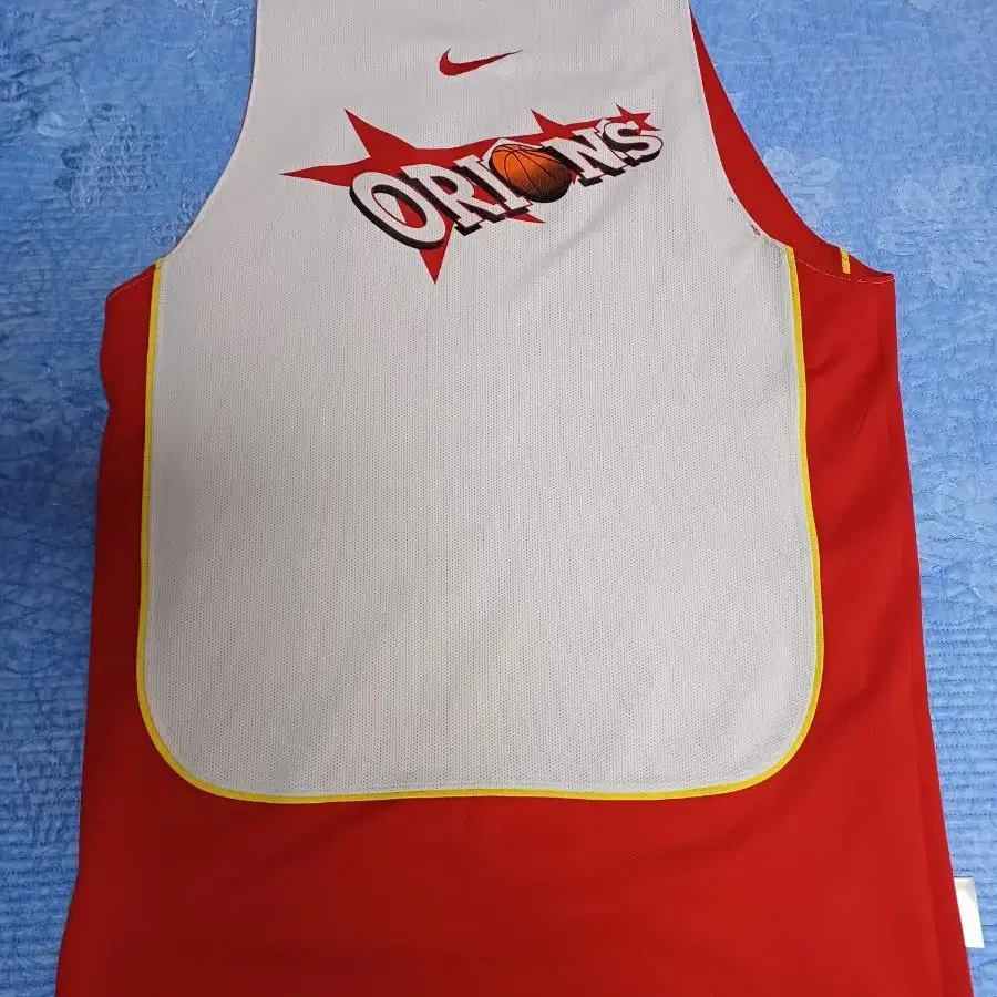 (2XL)KBL 오리온스 나이키 선수용 농구 양면유니폼져지 및 쇼츠