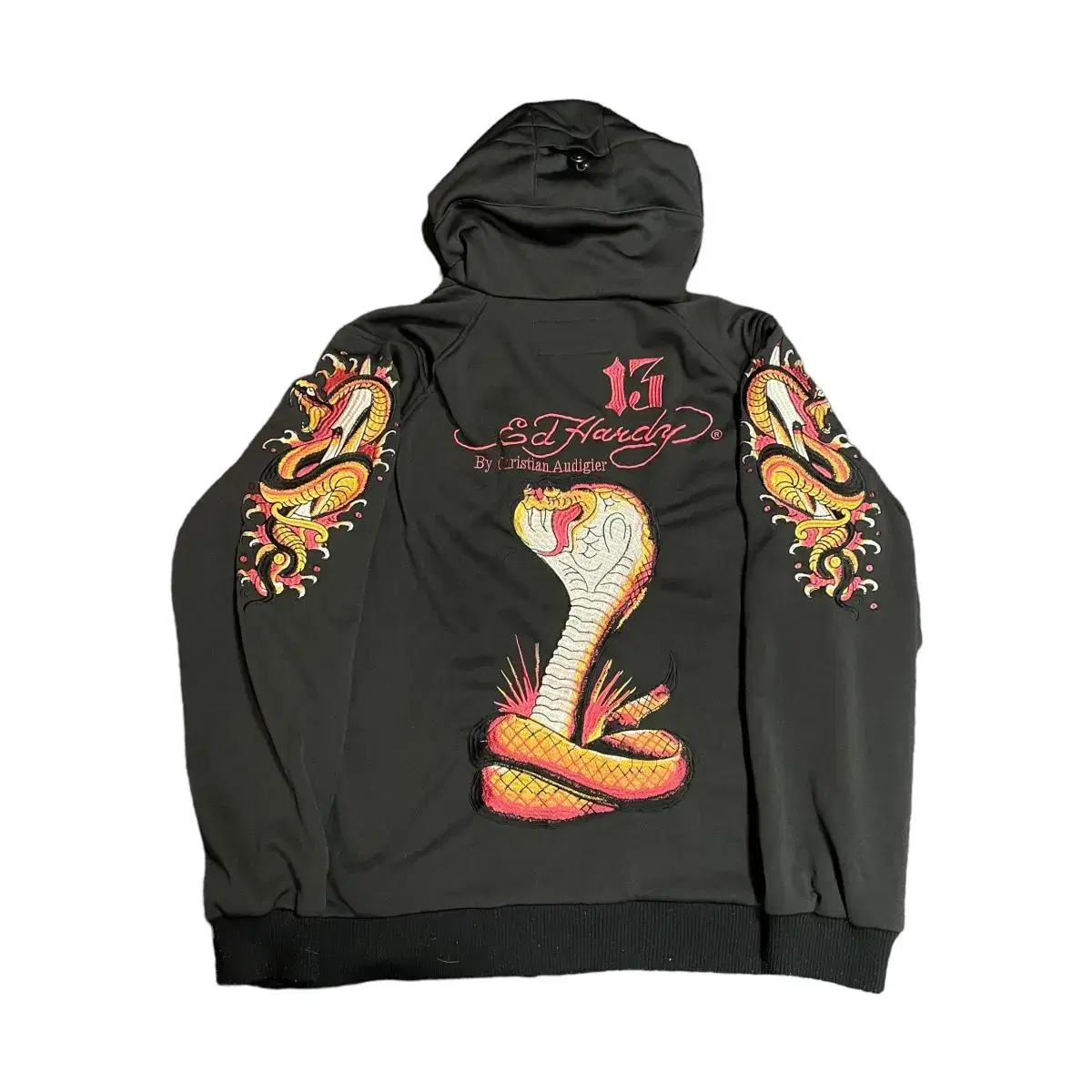 Christian Audigier Hooded Zip-up L