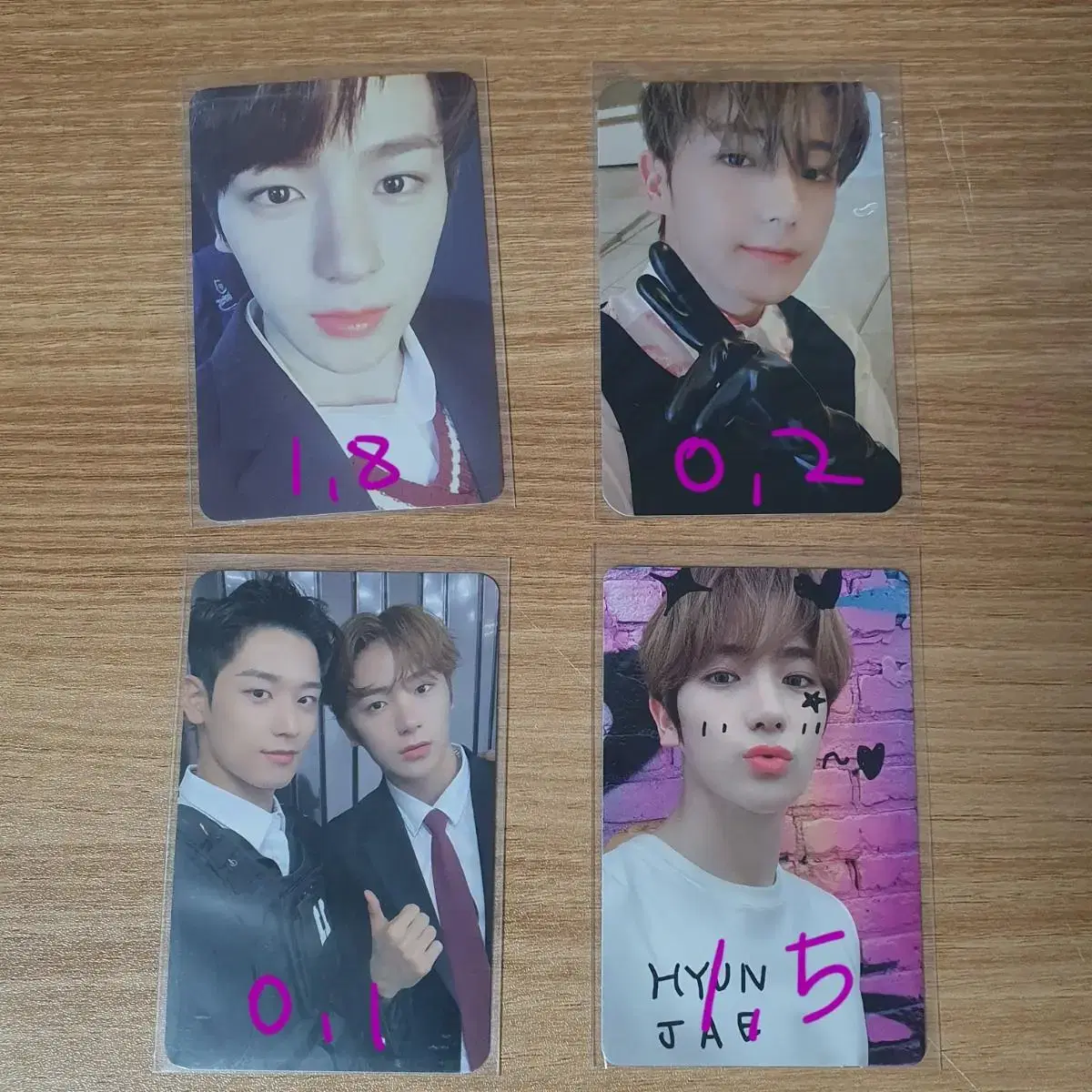 The Boyz photocard wts ALL 5.0 Hyunjae Hyunjae dubmuda