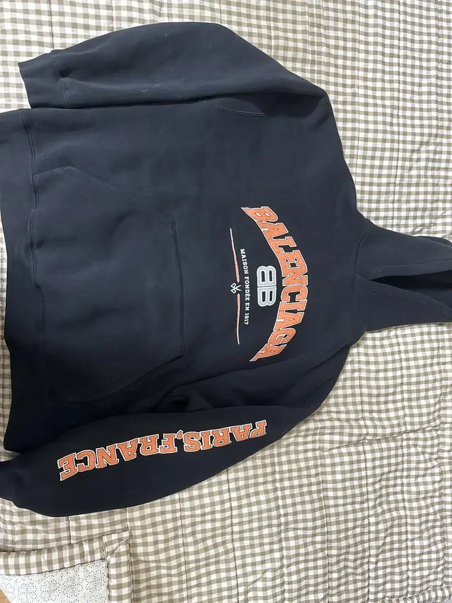 Balenciaga Maison Logo Hoodie