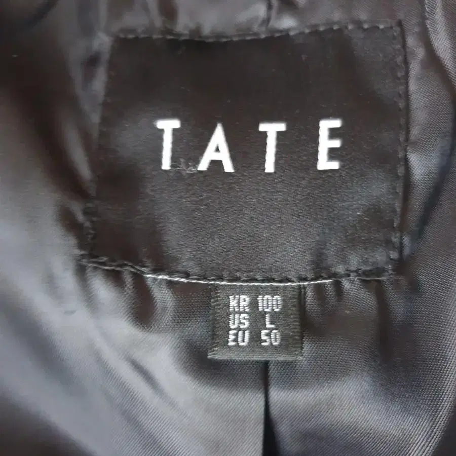 TATE 코트 블랙 L