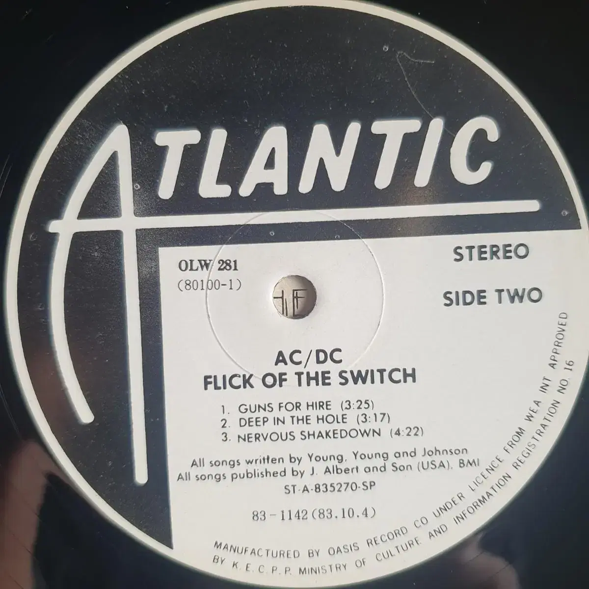 AC/DC - FLICK OF THE SWITCH LP