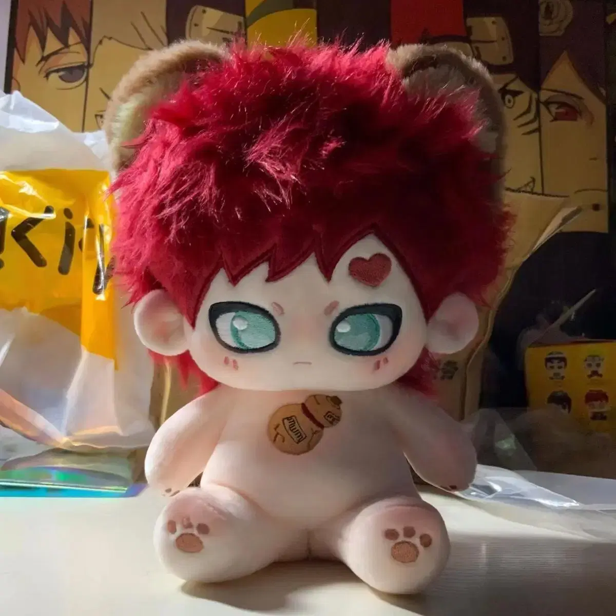 [Free Shipping] Naruto Gaara 20cm Plush Doll