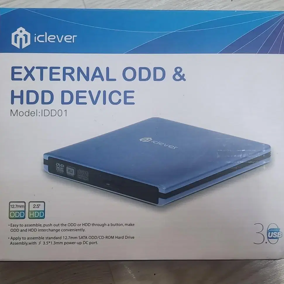 iclever 외장 dvd&hdd 드라이브