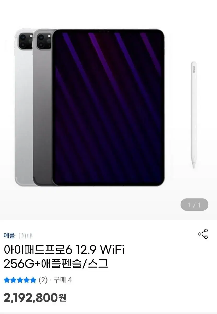 아이패드 프로6 12.6 256GB M2 스그  + 매직키보드